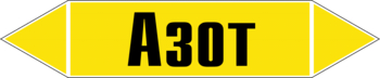 Маркировка трубопровода "азот" ( пленка, 358х74 мм) - Маркировка трубопроводов - Маркировки трубопроводов "ГАЗ" - ohrana.inoy.org